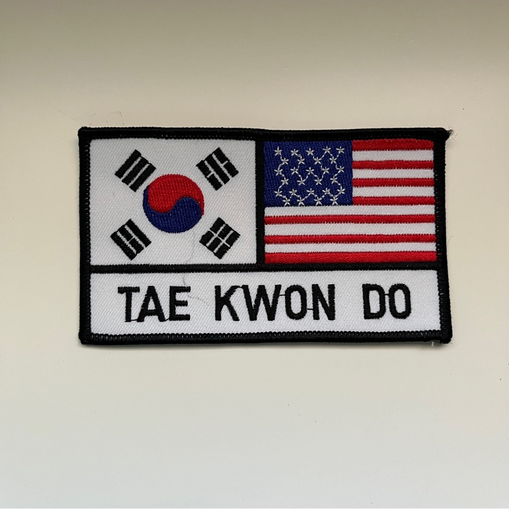 Vintage Taekwondo Badges TKD Martial Arts sporty uniform 90s olympics USA (5ct) - Picture 6 of 15